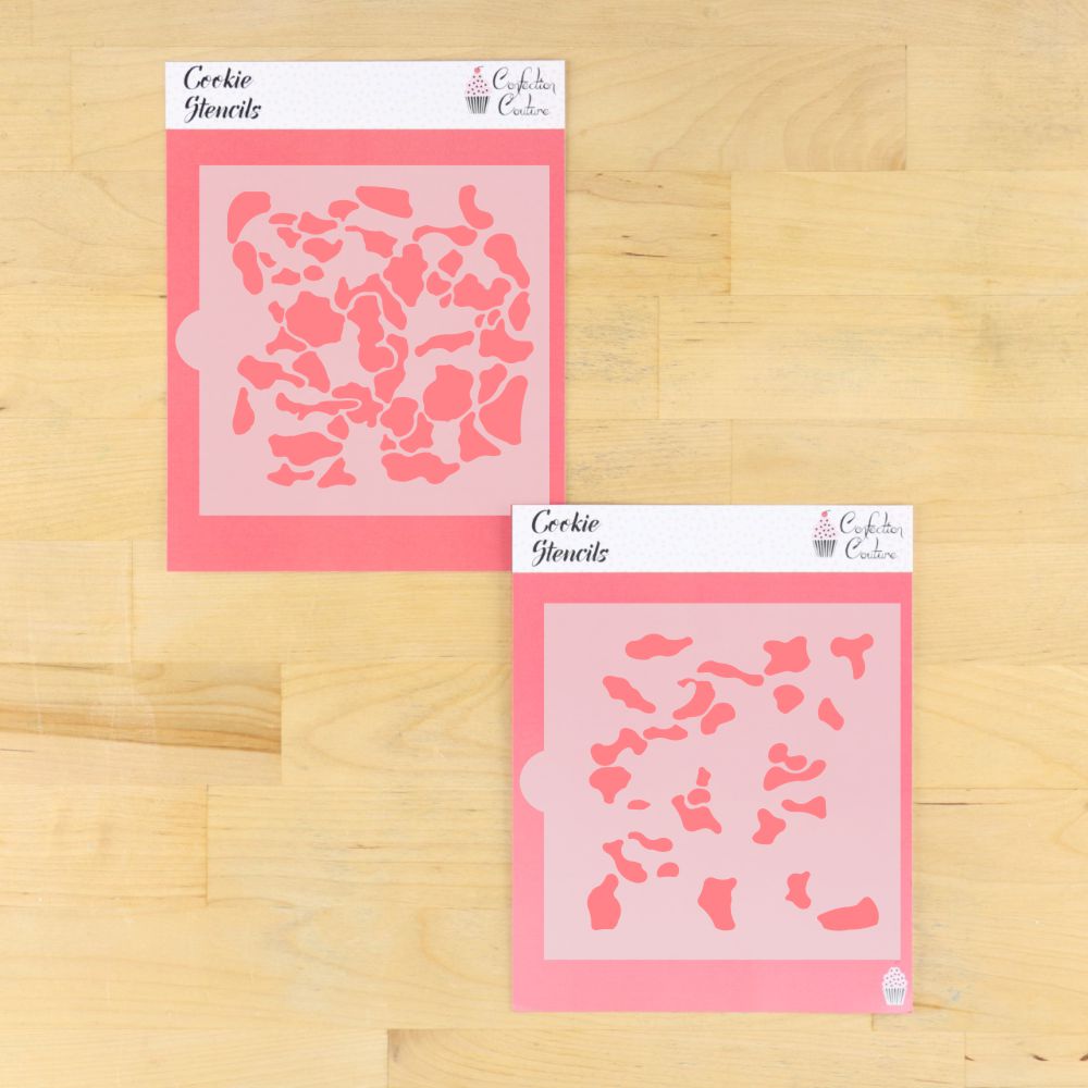Camouflage 2 Overlay Cookie Stencil