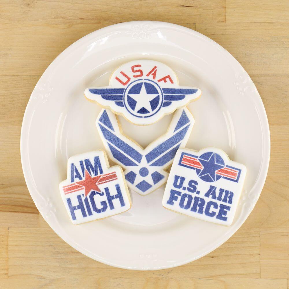 Decorated Cookies for Air Force Airmen