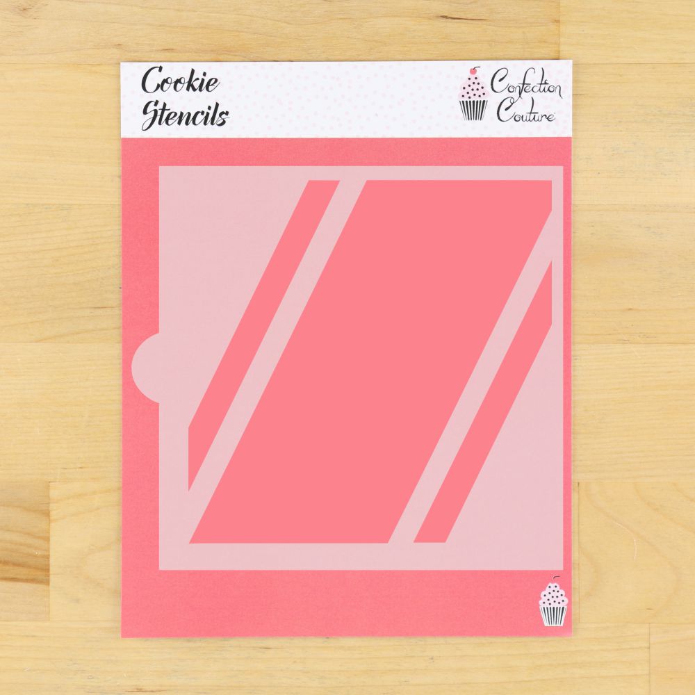 Coast Guard Stripes Cookie Stencil