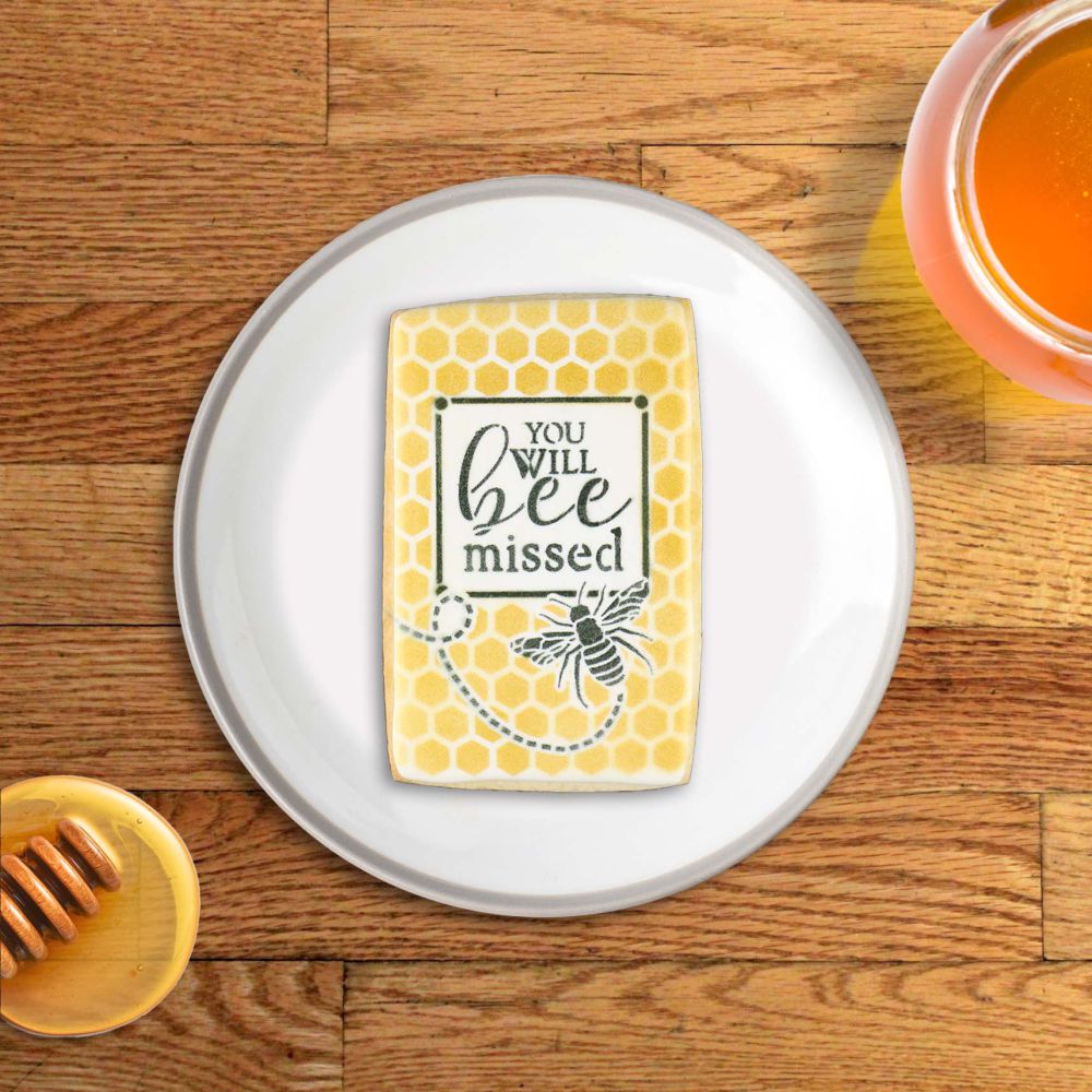 Bee Messages and Frame Cookie Stencil Set