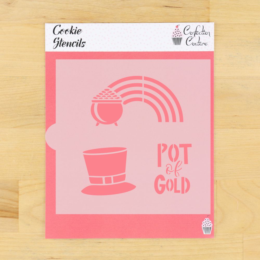 Pot of Gold Cookie Stencil