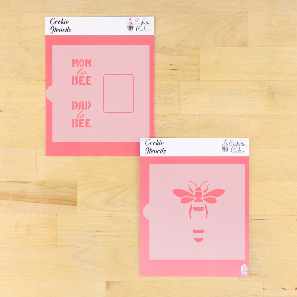 Mom to Bee Cookie Stencil set