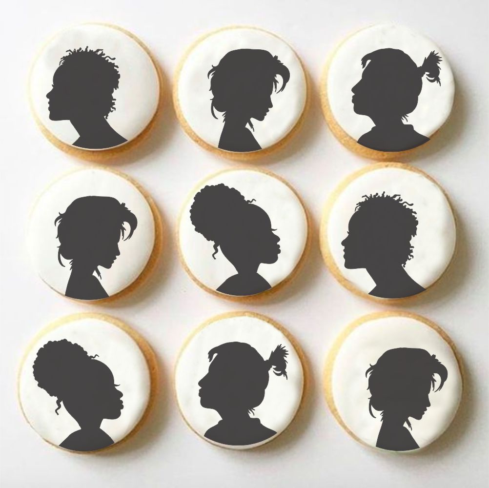 cookies decorated for International women's day