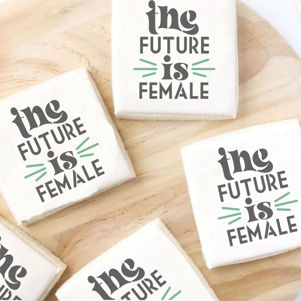 decorated cookies for national women's day