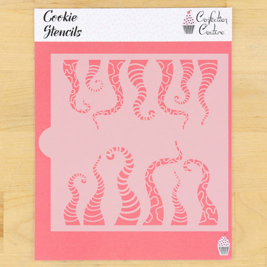 Monster Halloween Cookie Stencil