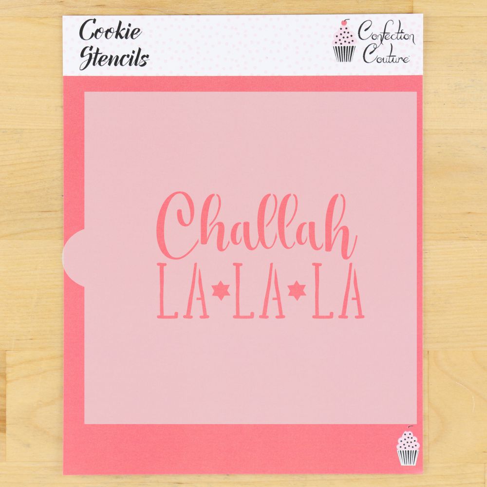 Challah la la la Cookie Stencil
