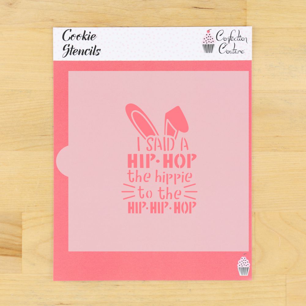 Hip Hop Easter Cookie Stencil