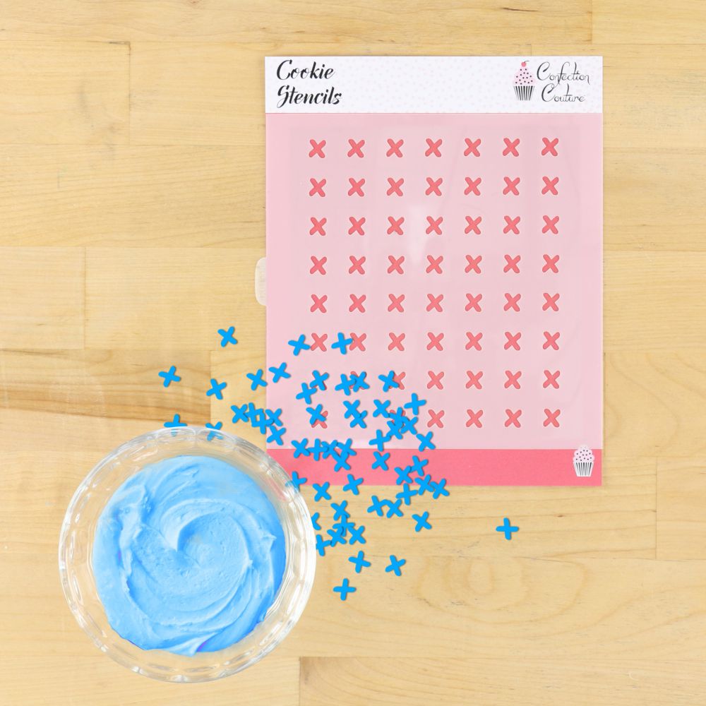 Make Your Own Sprinkles Using the Confetti Sprinkle Stencil Set
