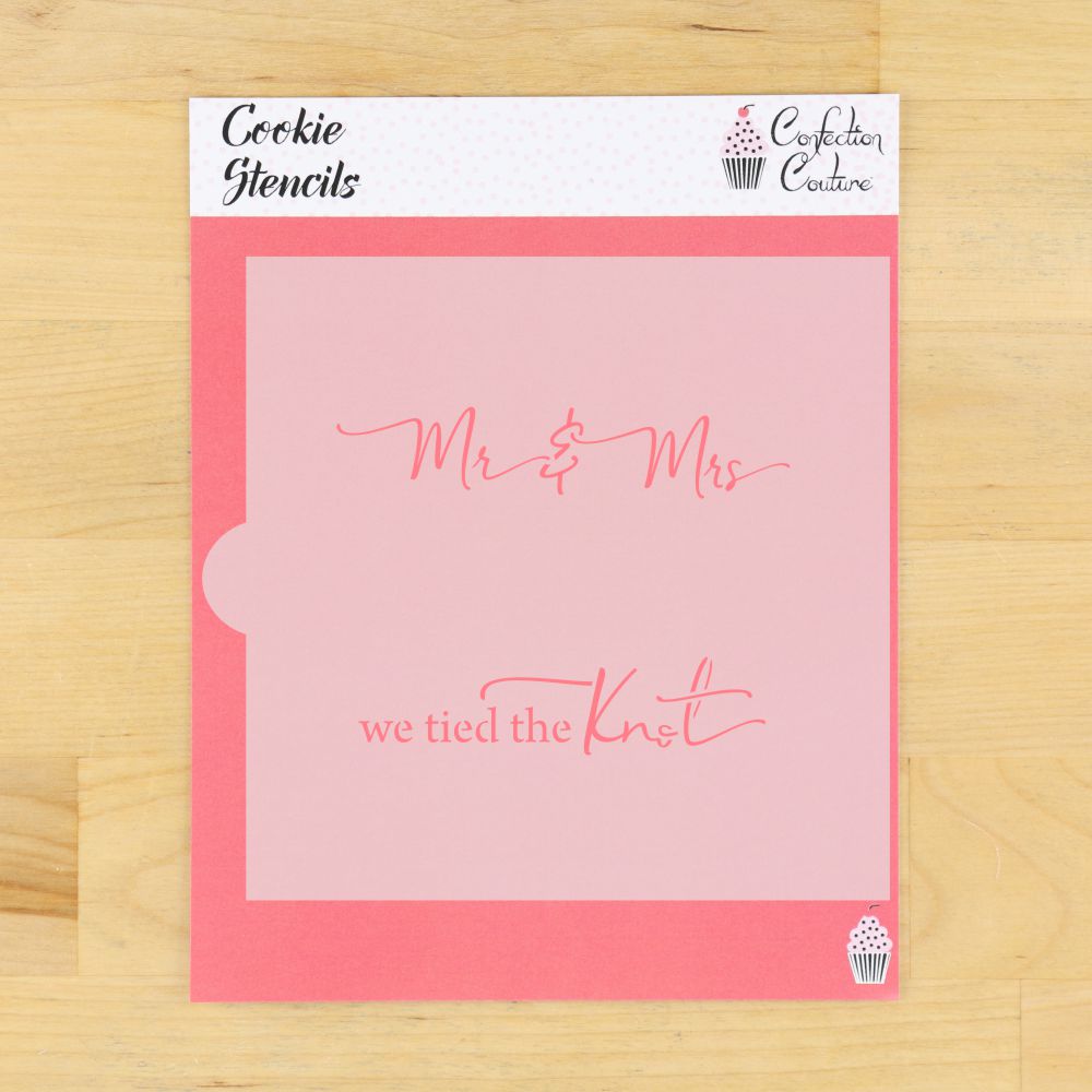 Wedding Cookie Stick Stencil