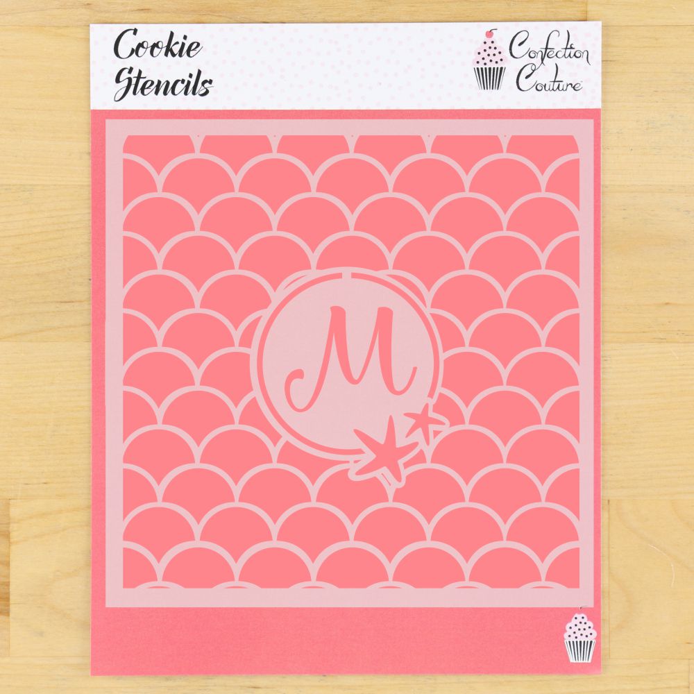 Customizable Under the Sea Themed Cookie Stencils