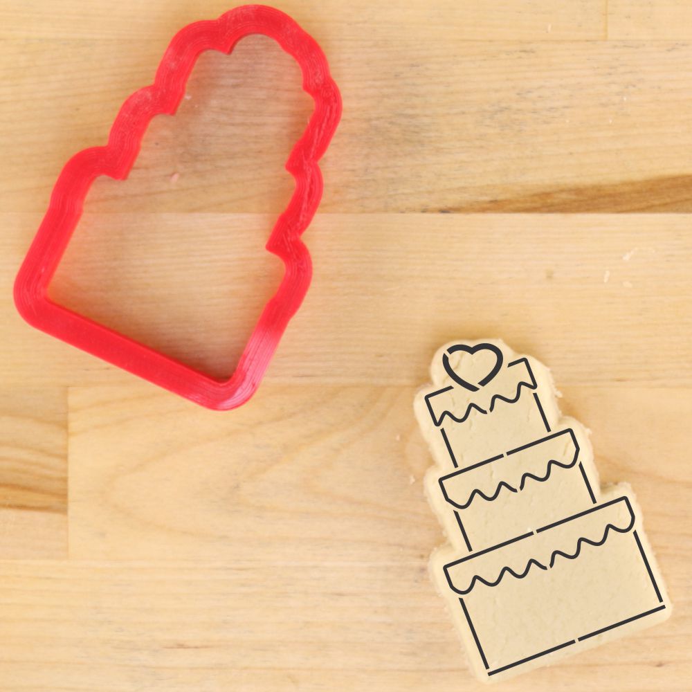 Birthday Cake Paint Your Own Cookie Stencil with Cookie Cutter