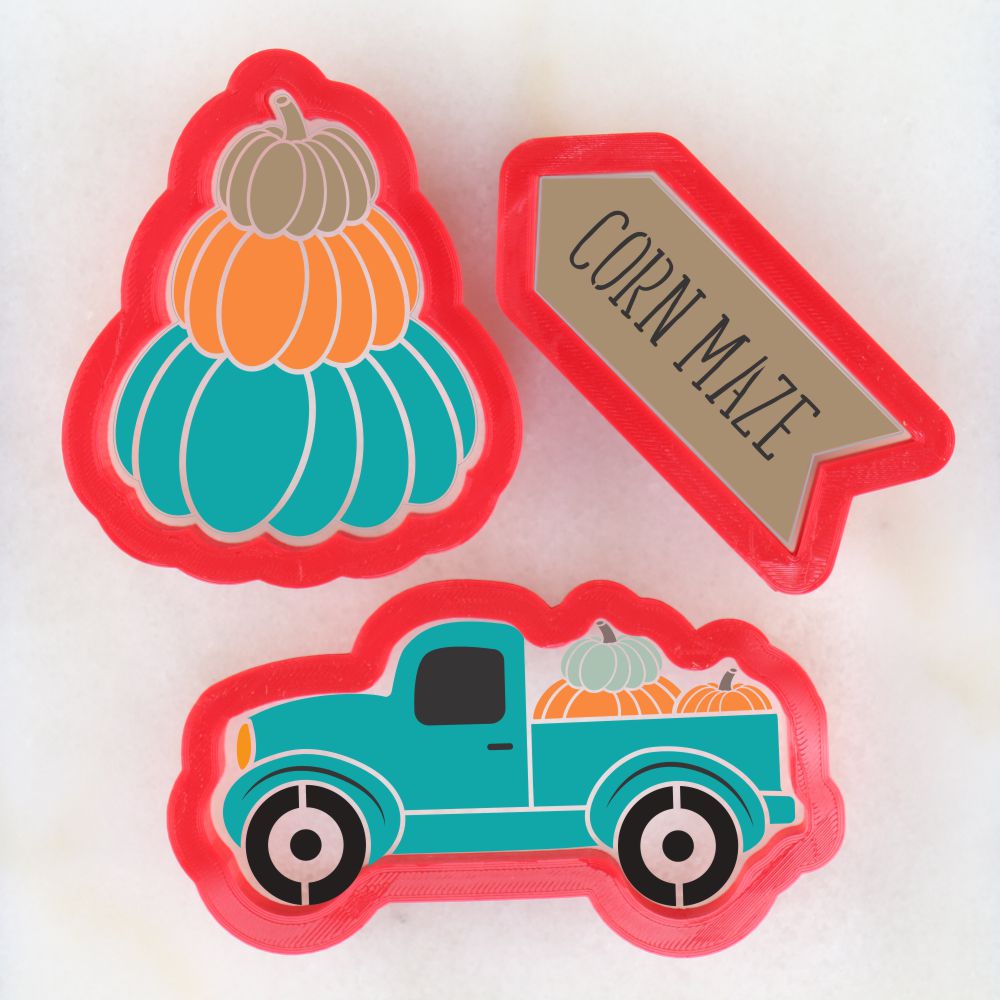 pumpkin patch fall cookie cutters