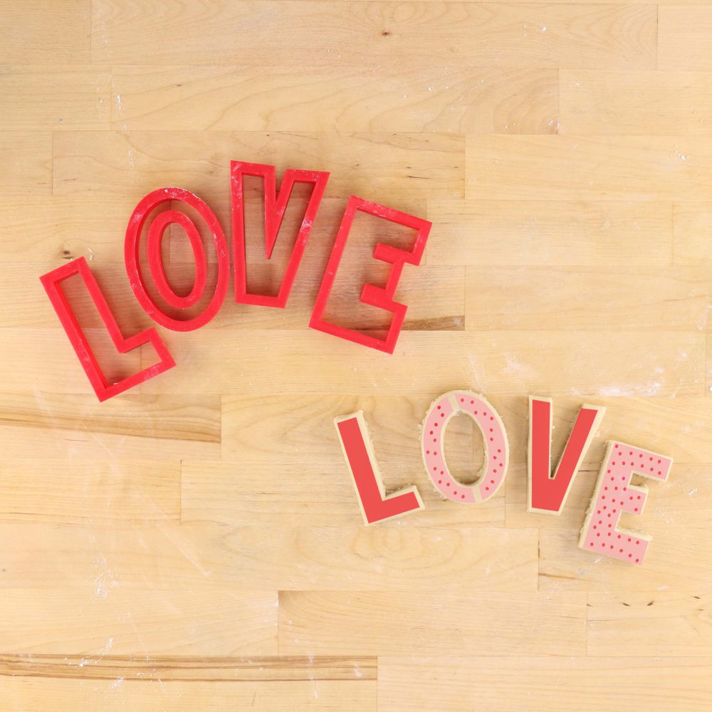 LOVE Cookie Cutters