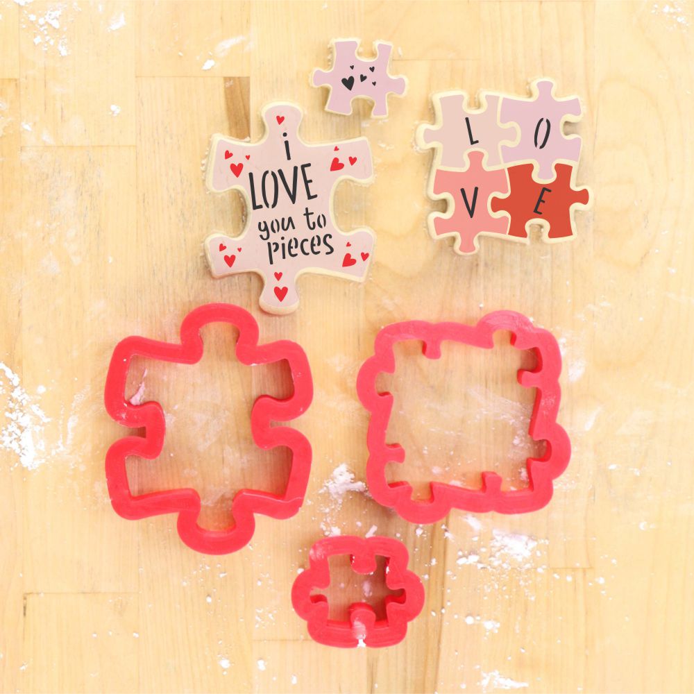 Puzzle Piece Cookie Cutters