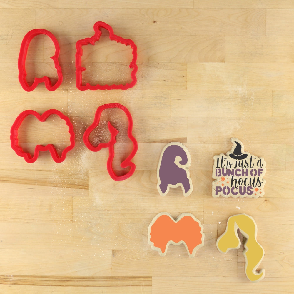 It's Just a Bunch of Hocus Pocus Halloween Cookie Stencil Set
