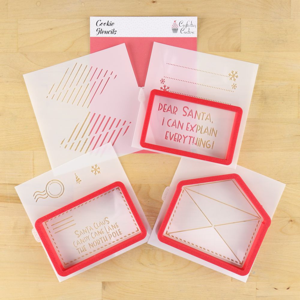 Letters to Santa cookie stencils and cutters