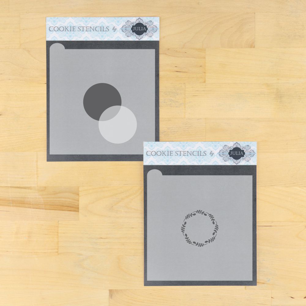 Joy 1 Prettier Plaques Cookie Stencil 3 Pc Set
