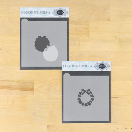 Joy 2 Prettier Plaques Cookie Stencil 3 Pc Set