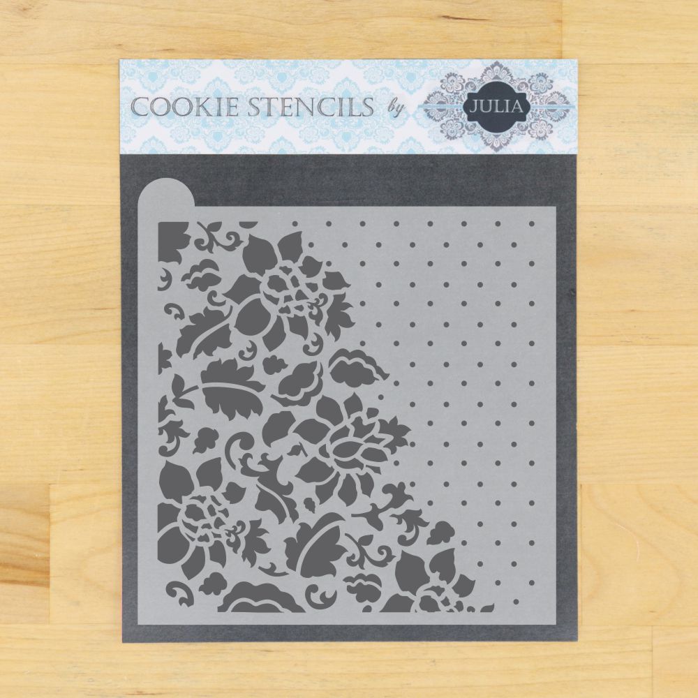 I'm Yours Prettier Plaques Background Cookie Stencil
