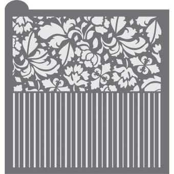 Give Thanks Prettier Plaques Background Cookie Stencil