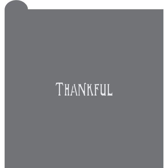 Thankful Prettier Plaques Message Cookie Stencil