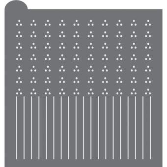 It's a Girl Prettier Plaques Background Cookie Stencil