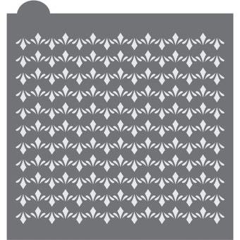 Congratulations Prettier Plaques Background Cookie Stencil