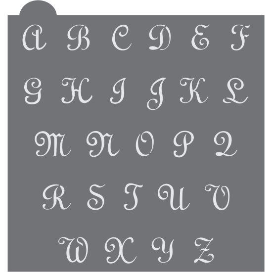 Single Monogram Prettier Plaques Message Cookie Stencil