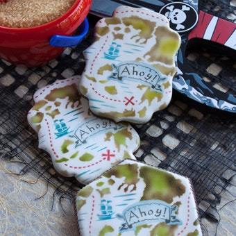 Antique Voyage Prettier Plaques Cookie Stencil 5 Pc Set