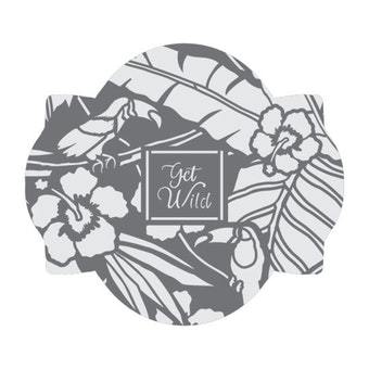 Tropical Opulence Prettier Plaques Cookie Stencil 5 Pc Set