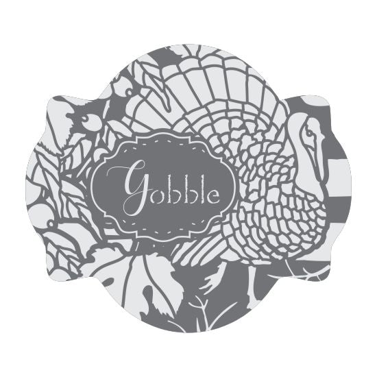 Woodland Turkey Prettier Plaques Cookie Stencil 5 Pc Set