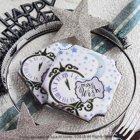 Make a Wish Prettier Plaques Cookie Stencil 5 Pc Set