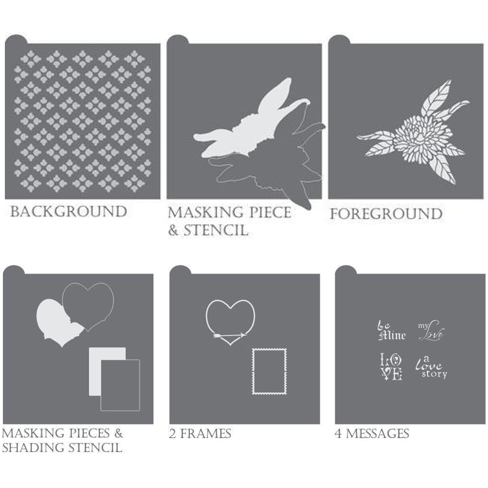 Chrysanthemum Dynamic Duos Cookie Stencil Set