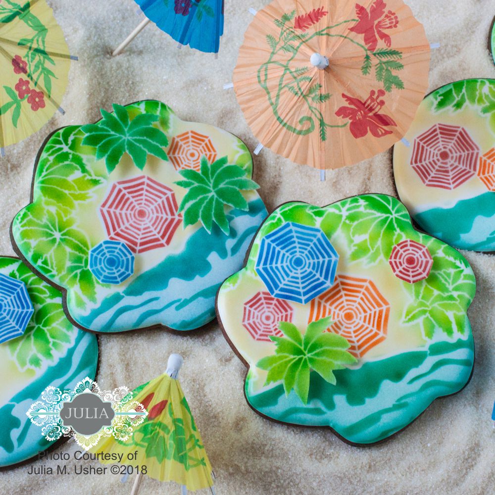 Day at the Beach Dynamic Duos Cookie Stencil Set