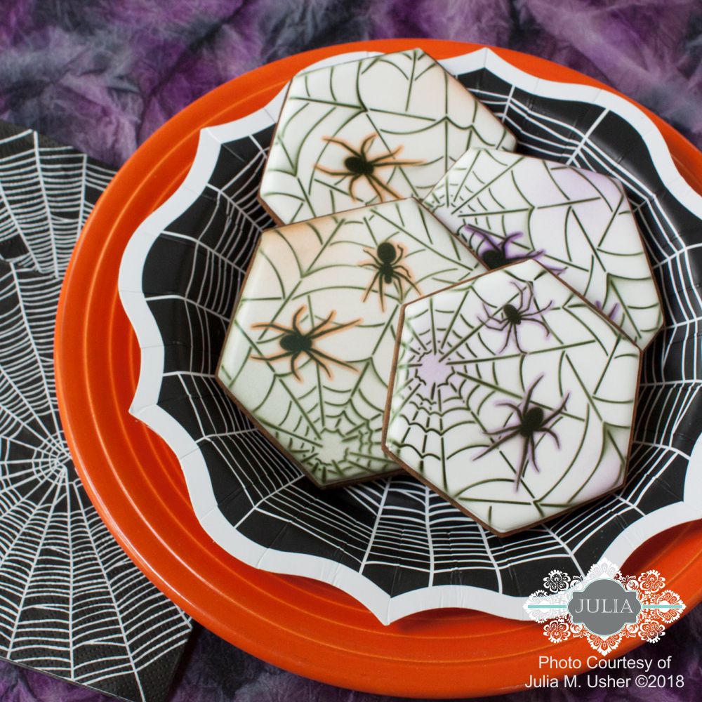 Halloween Spider Cookie Stencil Set