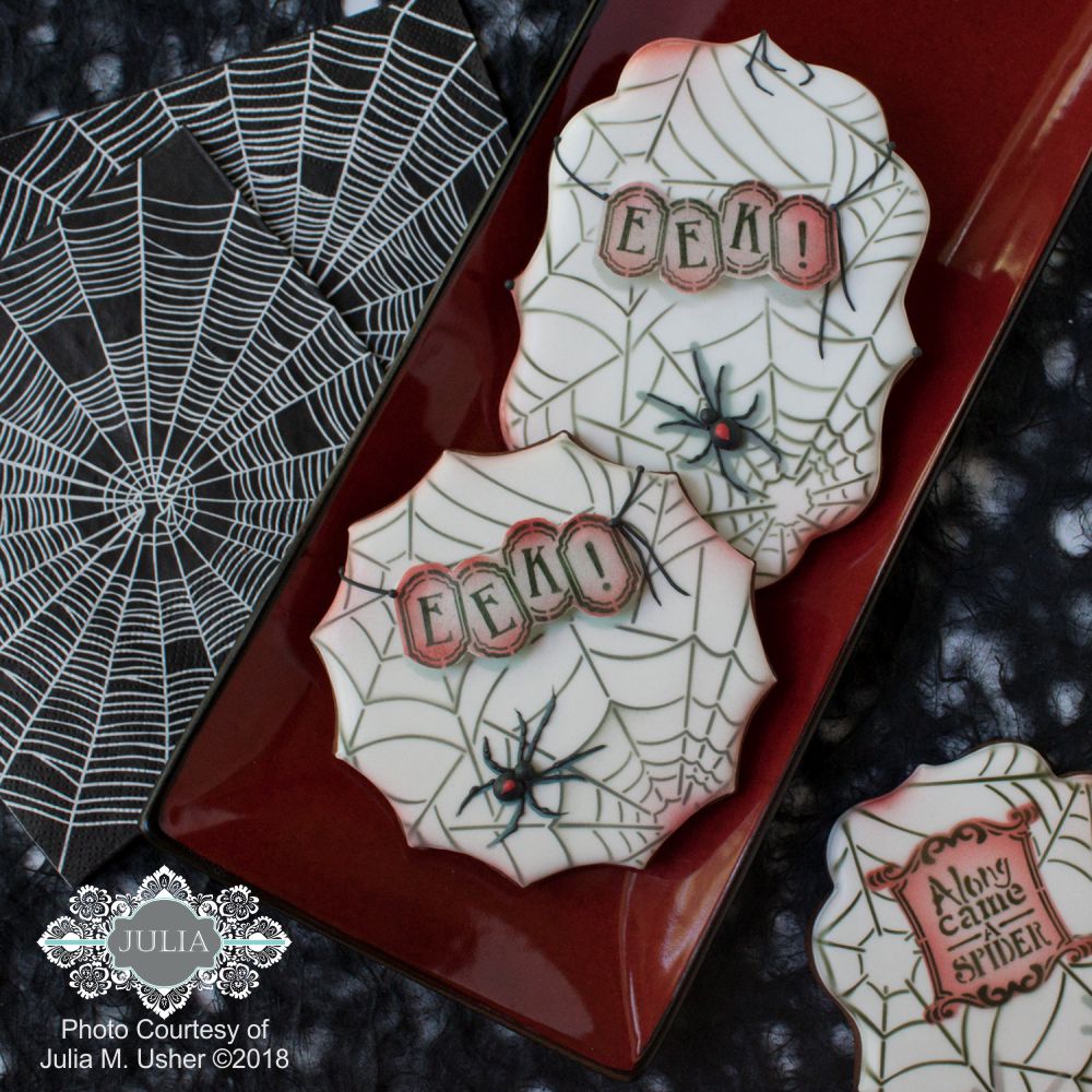 Along Came a Spider Dynamic Duos Halloween Cookie Stencil Set