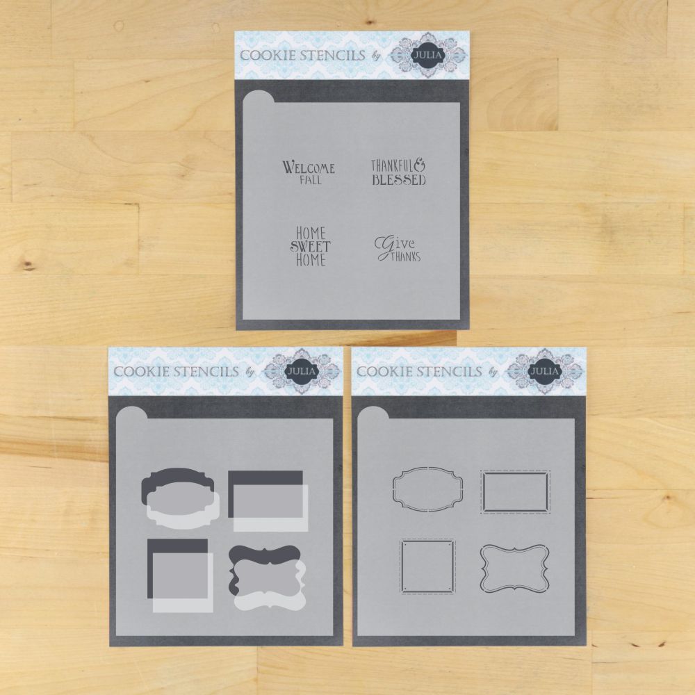 Thankful and Blessed Dynamic Duos Cookie Stencil Set