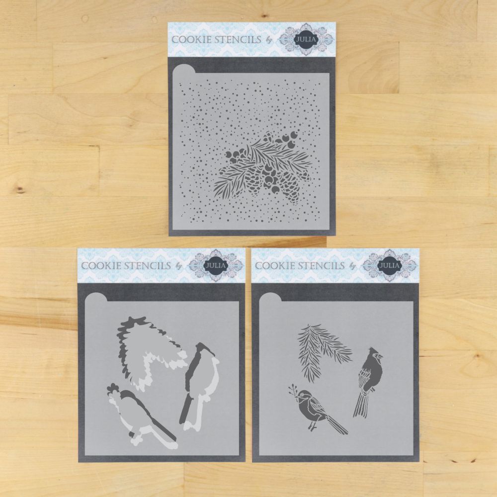 Winter Wishes Dynamic Duos Cookie Stencil Set