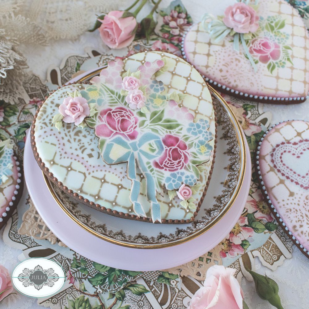 Valentines Day Cookies by Julia Usher