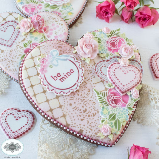 Forget Me Not Dynamic Duos Cookie Stencil Set