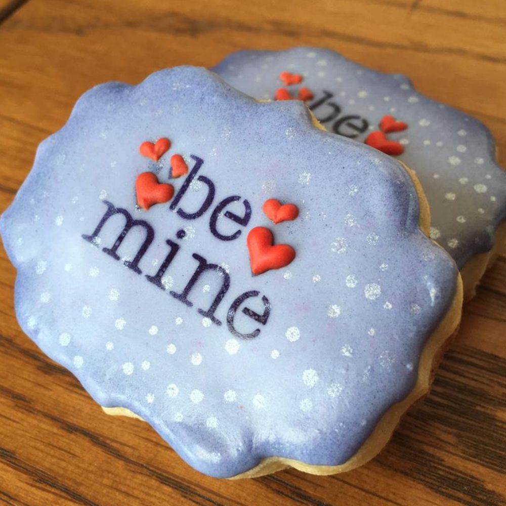 Valentines Day Decorated Cookies