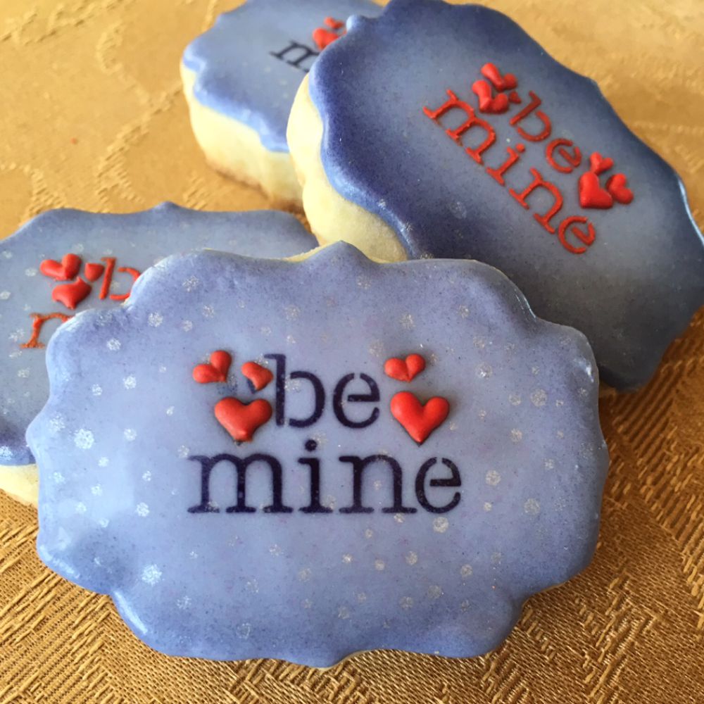 Valentines Day Decorated Cookies