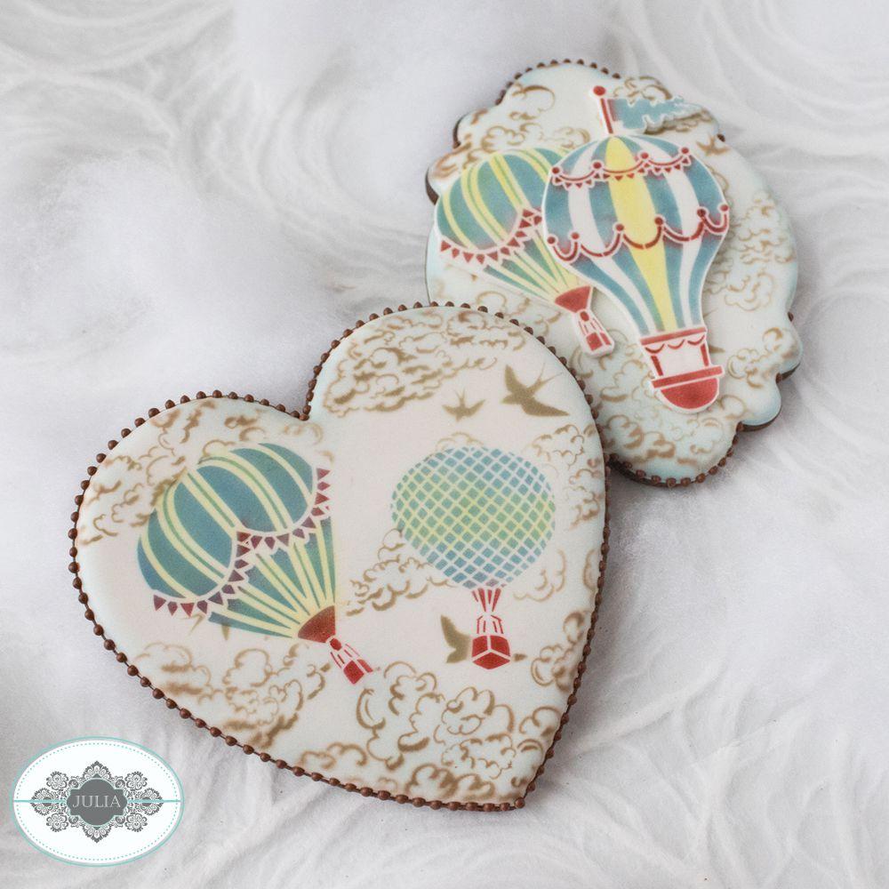 Up Up and Away Dynamic Duos Cookie Stencil Set