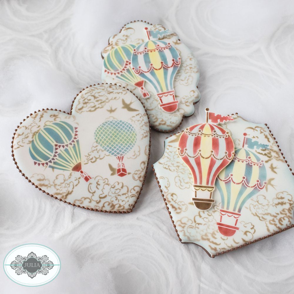 Up Up and Away Dynamic Duos Cookie Stencil Set