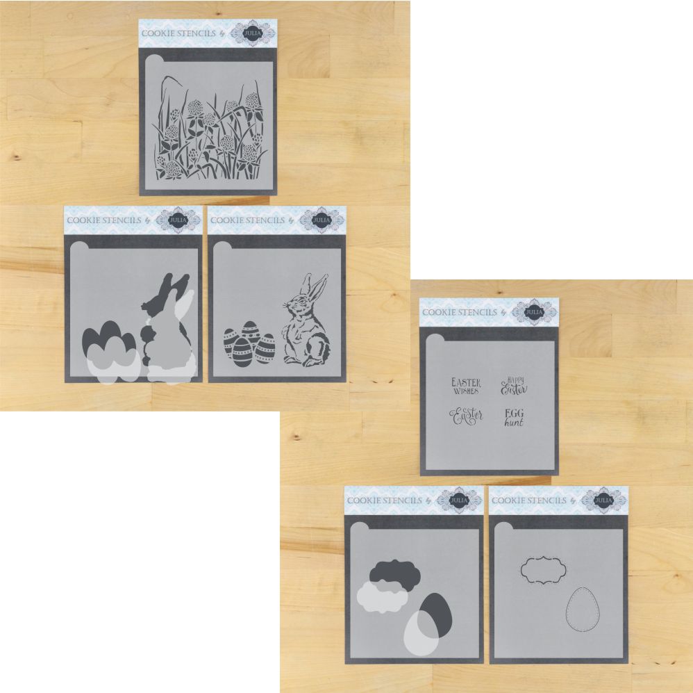 Egg Hunt Dynamic Duos Cookie Stencil Set