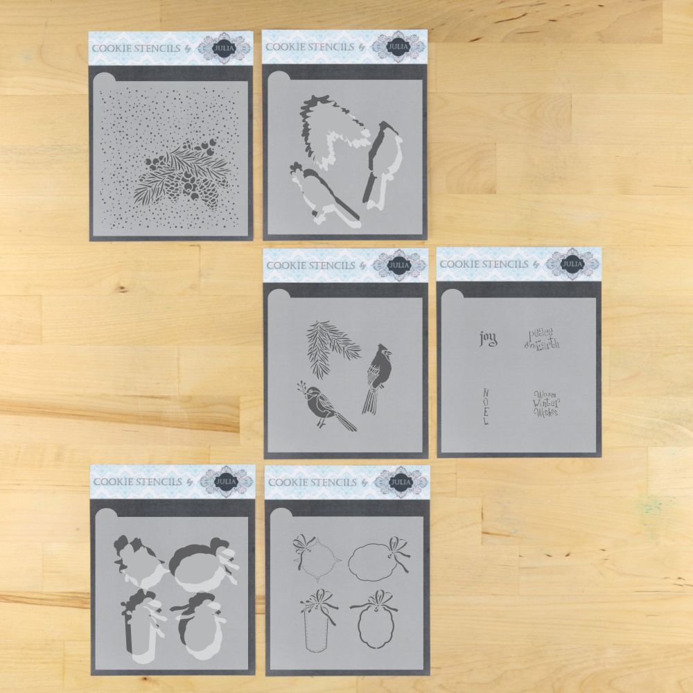 Winter Wishes Dynamic Duos Cookie Stencil Set