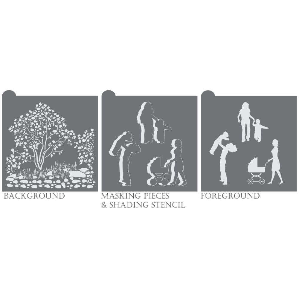 A Mother's Love Dynamic Duos Cookie Stencil Set