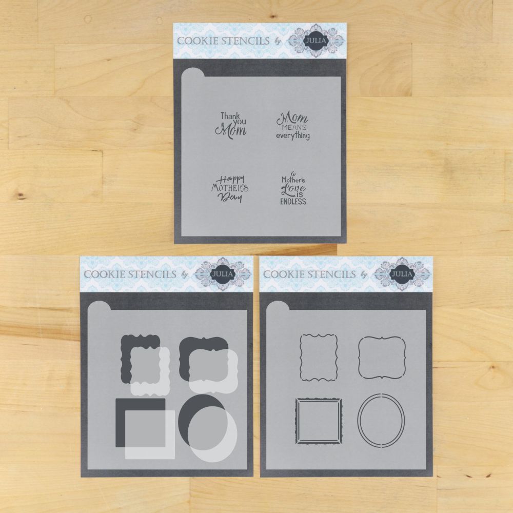 A Mother's Love Dynamic Duos Cookie Stencil Set