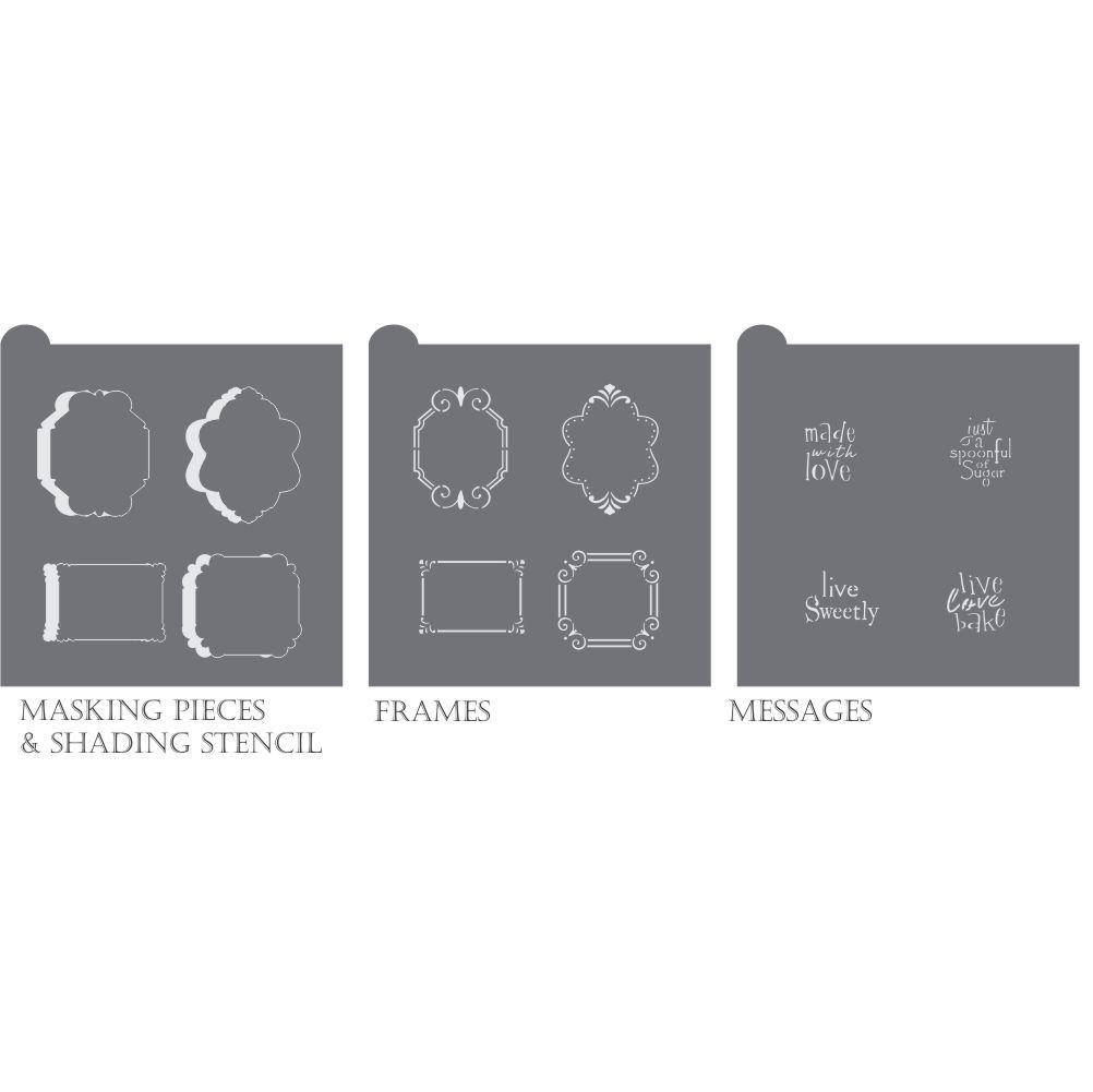 Live Sweetly Dynamic Duos Cookie Stencil Set