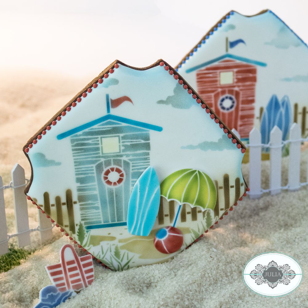 Beach Cabana Dynamic Duos Cookie Stencil Set